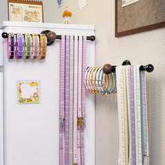 No-Drill Dog Leash Organizer Rack