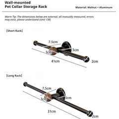 No-Drill Dog Leash Organizer Rack