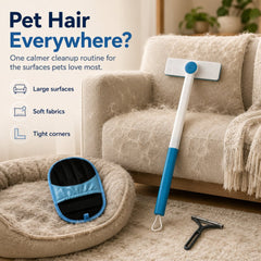 FurReset™ 3-in-1 Pet Hair Removal Kit - Moss Mend