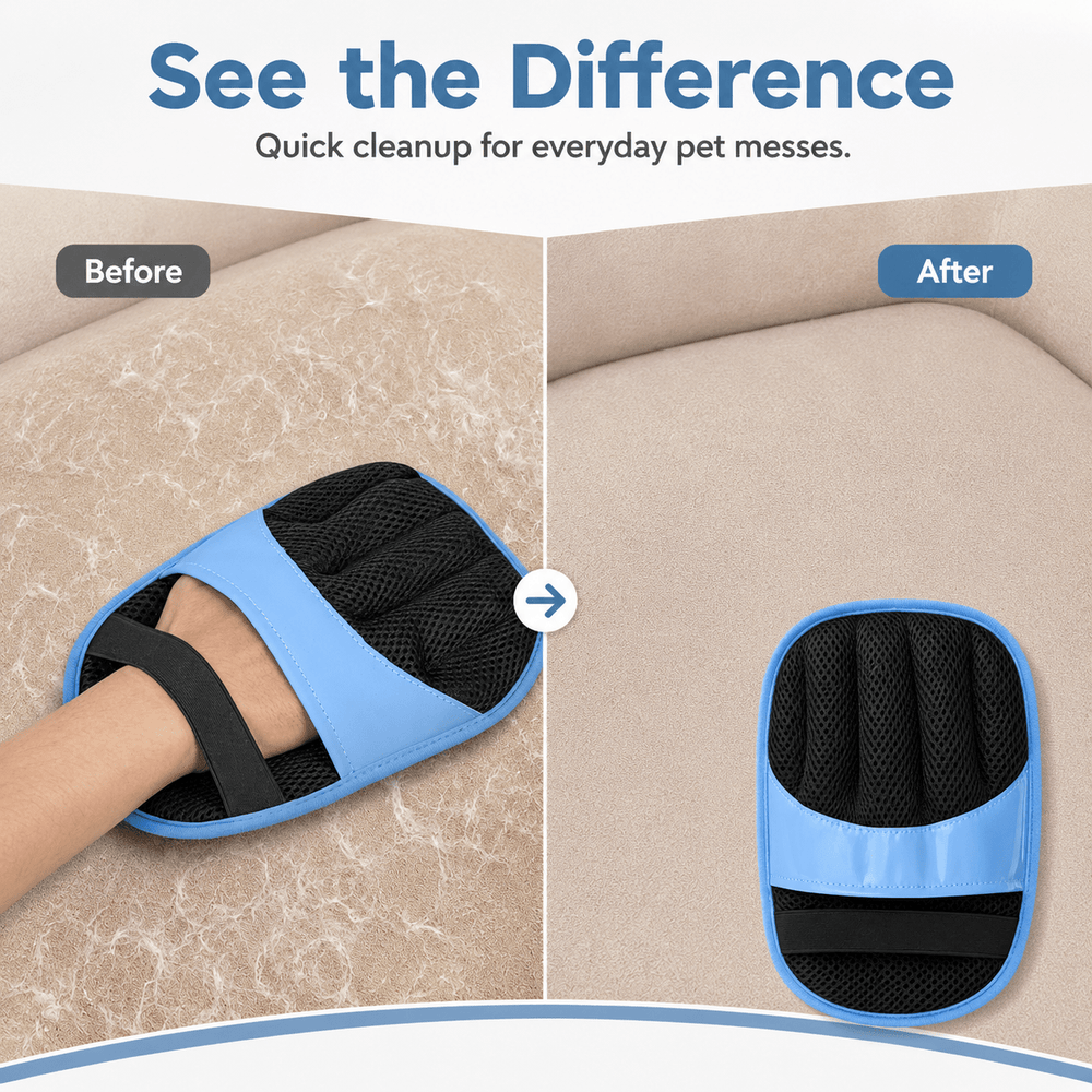 MossMend Reusable Pet Hair Remover Glove - Moss Mend