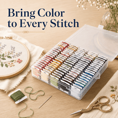 Prewound Embroidery Floss Organizer Set – 50/100 Colors - Moss Mend