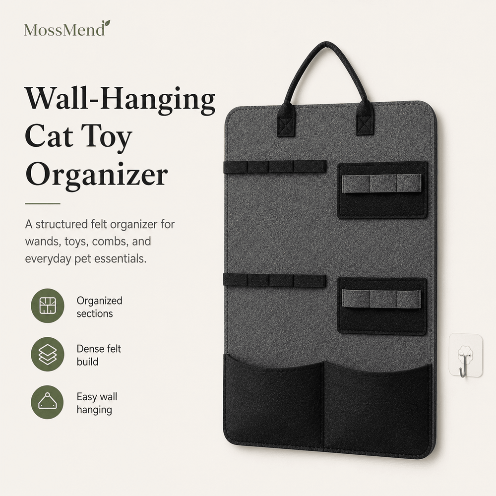 TidyTail Cat Wand Organizer - Moss Mend