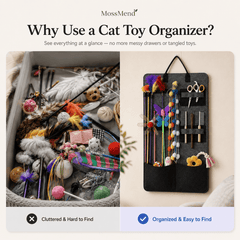TidyTail Cat Wand Organizer - Moss Mend