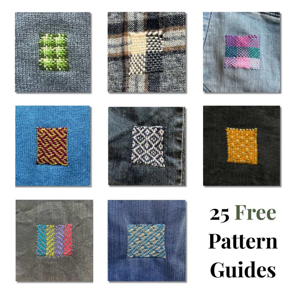 Turn torn clothes into wearable art - Moss Mend